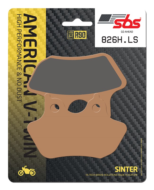 SBS brake pads KH400 street performance (excel) sinteredcolour gold (826H.LS)